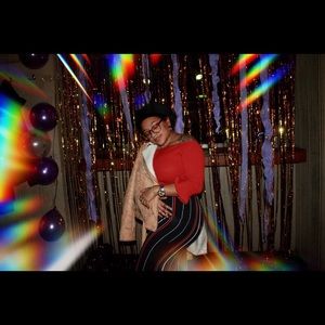 Striped Palazzo Pants